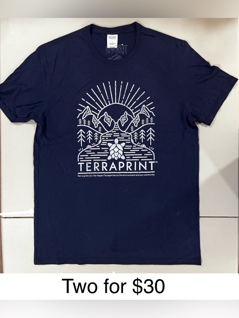 Navy Blue Terrapin Brewery T-Shirt